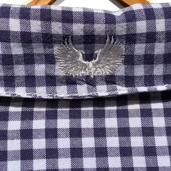 🌻MO7 Most Official 7 Plaid Shirt with Wings Size XL - Picture 11 of 12
